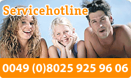 Estrella Feriendomizile - Servicehotline +49 84414792520